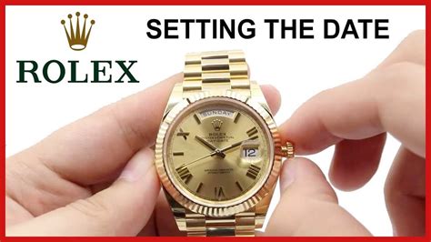 how to adjust time rolex